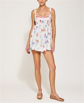 Дамский комбинезон Reeta с вырезом сердечком от Line &amp, Dot, с морским принтом и боковыми карманами 11172471