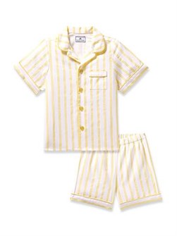 Комплект детских пижам из твила с шортами и футболкой, 50% хлопка, Petite Plume 11169522
