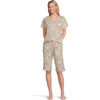 Пижамный комплект с коротким рукавом и кружевными акцентами от Karen Neuburger: 60% хлопка, 40% полиэстера 11226449