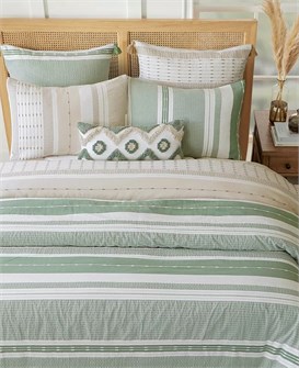 Levtex Комплект постельного белья с покрывалом Pickford в стиле Tribal: 3 предмета, размер Full/Queen, хлопок 11228344