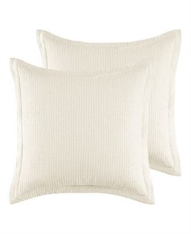 Levtex Комплект из текстурного муслина: стеганое покрывало и 2 наволочки королевского размера, 3 предмета 11177348