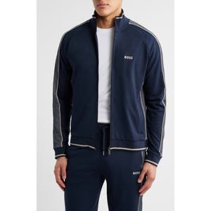 Куртка Boss из мягкой хлопковой смеси с карманами и легким кроем, идеальная для многослойности 10049220