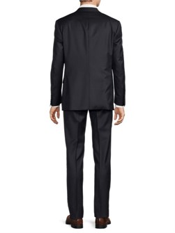 Классический костюм Canali с вертикальными полосами, 100% шерсть, застежка на две пуговицы, производство Италия 11170252