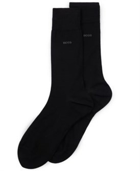 Hugo Boss 2 пары мужских носков из смеси египетского хлопка с усиленной пяткой и носком, Boss 11225432