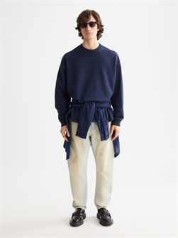 Scotch &amp, Soda Стильный оверсайз свитшот Seasonal Core с окраской по технологии garment-dyed и вышивкой ',3 Crosses', 11229000