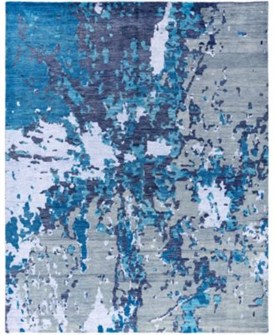 Adorn Hand Woven Rugs Ковер Indo Galaxy M7226 2,77 м х 3,61 м, абстрактный рисунок, 95% шерсти, 5% шелка 11177287