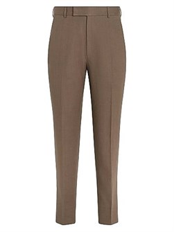 Узкие льняные брюки Oasi Lino от Zegna с классической отделкой, Италия 11166339