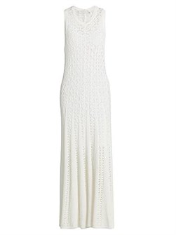 Макси-платье Wylie от Zimmermann из легкого хлопка с узором «пойнтель» без рукавов 11021749