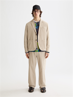 Блейзер Scotch &amp, Soda из хлопка и льна с расслабленным кроем и двумя пуговицами для офиса и выходных 11228981