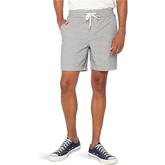 Полосатые шорты Liverpool Los Angeles с эластичным поясом и завязкой, длина 18 см 11226598