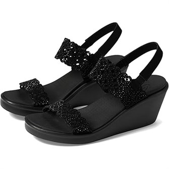 Женские сандалии на танкетке Skechers Rumble On - Sassy Dayz с амортизирующей подошвой и легким дизайном 11234267