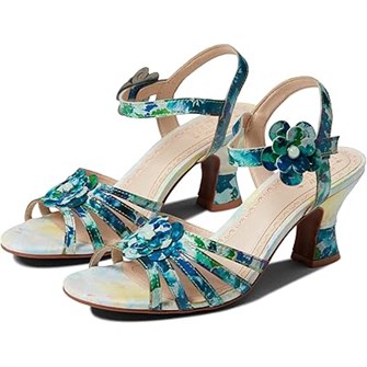 Сандалии L',Artiste Marzi с кожаным верхом и цветочным украшением на ремешке 11177552