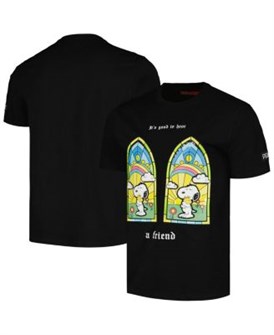 Футболка унисекс с вышивкой Peanuts Snoopy A Friend, с коротким рукавом, бренд Freeze Max 11221761