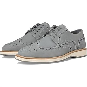 Мужские оксфорды Cole Haan Morse Grand Wingtip из натуральной кожи с ручной обработкой и классической шнуровкой 11227161