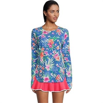 Оригинальный пляжный лонгслив Tommy Bahama Isola Vita с длинными рукавами и защитой UPF 50 11227299