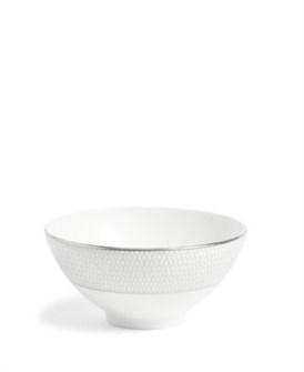 Wedgwood Чаша для риса Gio, 12,5 см, из костяного фарфора, c стильным современным узором, безопасная для мытья в посудомоечной машине 11176758
