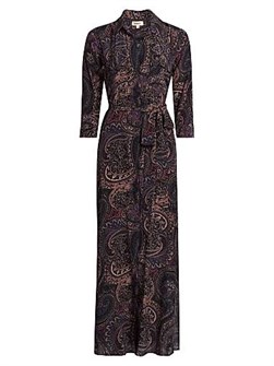 Шелковое платье-рубашка Cameron с поясом и пейсли-принтом от L',Agence 11022586