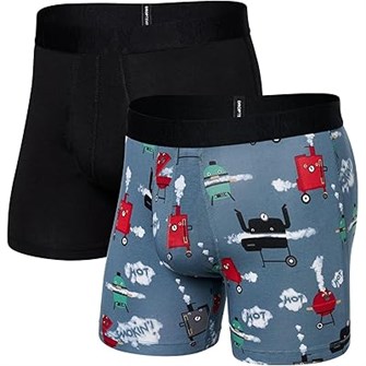 Мужские боксеры SAXX Droptemp Cooling из охлаждающего хлопка с анатомическим кроем (2 пары) 11201700