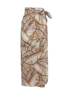 Парео из хлопка и шелка с принтом папируса от Brunello Cucinelli, 66% хлопок, 34% шелк, изготовлено в Италии 11167759