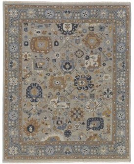 Feizy Коврик для пола Корбит 0612F 60x90 см, классическое узорчатое оформление, 80% шерсть, 20% хлопок, высота ворса 0.5 см 11228561