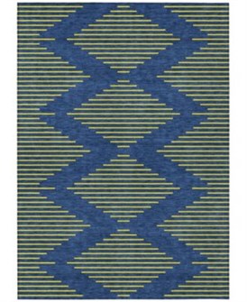 Addison Геометрический коврик 10',x14', с ромбовидным узором для улицы и интерьера, высота ворса 0,19 см 11177303