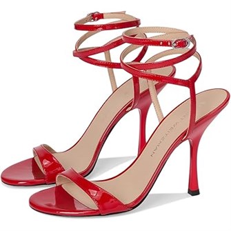 Элегантные босоножки Nudist Wrap 100 от Stuart Weitzman с кожаным верхом и каблуком 10 см 11227108