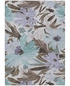 Addison Коврик Chantille ACN1486, 53х76 см, цветочный узор, ультратонкий, для дома и улицы, 100% полиэстер 11226861