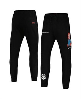 Черные молодежные джоггеры Chucky Behead от Freeze Max с флисовой подкладкой и карманами 11239125