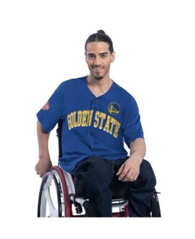 G-III Sports Мужская адаптивная бейсболка Golden State Warriors с коротким рукавом и магнитными застежками 11224794
