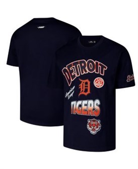 Молодёжная футболка Detroit Tigers Pro Standard с покатыми плечами и графикой, 100% хлопка 11224060