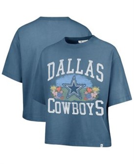 ',47 Brand Укороченная молодежная футболка с логотипом ',Даллас Ковбойз', от Florentina Montauk для бренда ',47, 100% хлопок 11239258