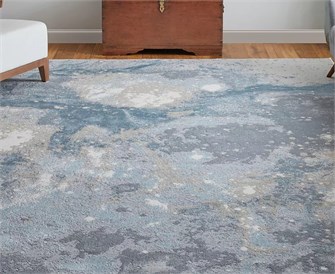 Feizy Мягкий полиэстеровый коврик для прихожей Astra 88x238 см с абстрактным рисунком и высоким ворсом 1 см 11232879