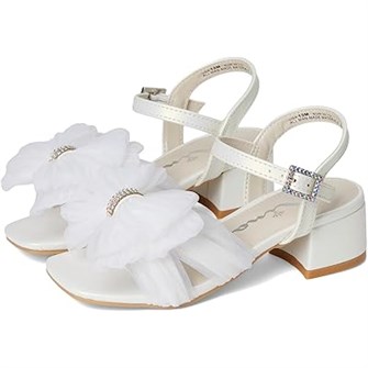 Сандалии Viki от бренда Nina Kids с открытым носком, на блок-каблуке и регулируемым ремешком 11201678