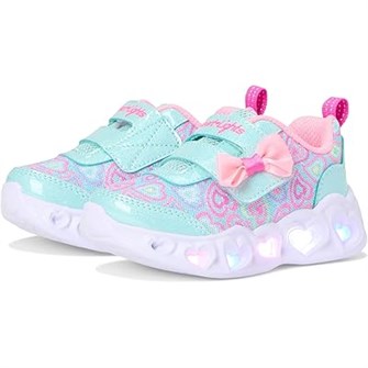 Кроссовки Skechers Kids Heart Lights - Boogie Land 303258N с подсветкой и 3D-дизайном в виде сердца 11178252