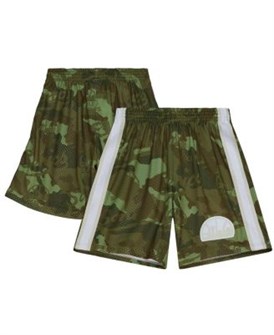 Mitchell &amp, Ness Мужские шорты Swingman Seattle SuperSonics 1984-85 из коллекции Hardwood Classics с эластичным поясом и карманами 11239601