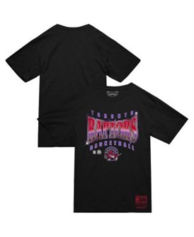Чёрная футболка Mitchell &amp, Ness Toronto Raptors из линии Worldwide с короткими рукавами и винтажным принтом 11223464