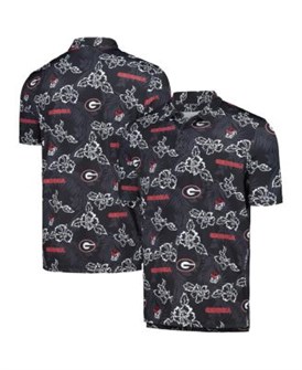 Мужское поло Georgia Bulldogs от Reyn Spooner с влагоотводящей технологией и четырехсторонней растяжкой 11222038