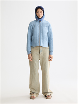 Двусторонняя стёганая бомбер-куртка Scotch &amp, Soda с расслабленным кроем и принтом 11234530