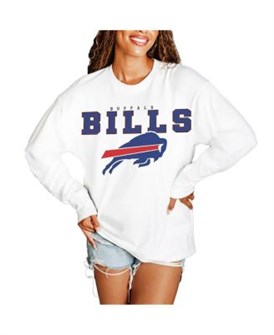 Объемная женская лонгслив футболка Buffalo Bills Big Goals из 100% хлопка от Gameday Couture 11239591