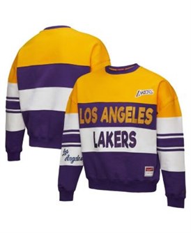 Женский лонгслив Mitchell &amp, Ness X Dannijo с блокировочным дизайном и яркими принтами, Лос-Анджелес Лейкерс 11224095