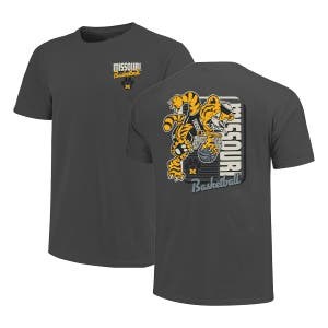 Image One Мужская футболка Missouri Tigers Comfort Colors с короткими рукавами из 100% хлопка, серая 10048867