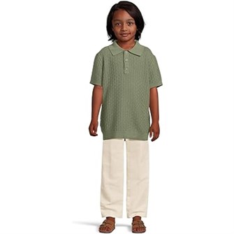 Janie and Jack Детский свитер-поло из 100% хлопка, классический крой, легкий и удобный, идеален для повседневной носки 11237850