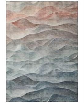 Addison Коврик Chantille ACN1618 53x76 см, ультратонкий, с абстрактным принтом волн, для дома и улицы 11226681