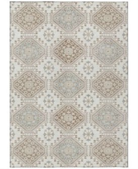 Addison Ультратонкий коврик с цветочным узором 53x76 см для дома и улицы, 100% полиэстер 11226689