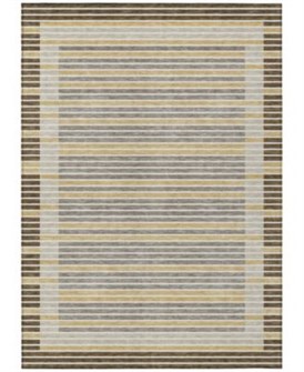 Addison Ультратонкий полосатый коврик для бегунка 70x230 см с бордюрами, подходящий для стирки в машине 11226826