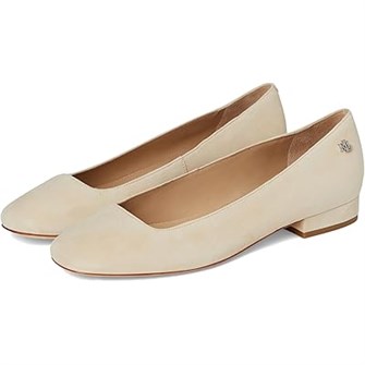 Балетки Emellie из замши LAUREN Ralph Lauren с кожаной стелькой для комфорта и стильным квадратным носком 11234437