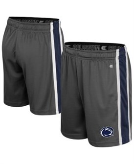 Colosseum Молодежные спортивные шорты Penn State Nittany Lions с контрастными полосками и вышивкой, 100% полиэстер 11173787