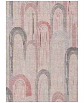 Addison Ультратонкий домашний коврик Chantille ACN1595 53х76 см с абстрактным узором из 100% полиэстера 11226857