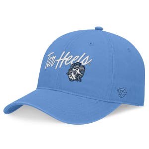 Top of the World Регулируемая бейсболка Heritage CeeCee с вышивкой логотипов North Carolina Tar Heels, цвета каролина блю, 100% хлопок 10048272