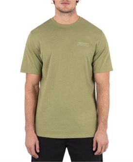 Мужская футболка Hurley с короткими рукавами и защитой UPF 30+, из хлопка и полиэстера 11233422